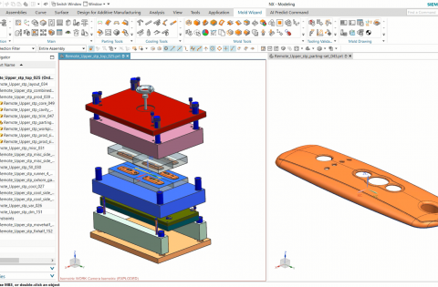 NX Mold Design - The fastest and most complete mold design process